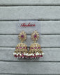 Pastel Pink & Pearl Jhumkhas