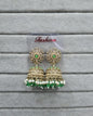 Deep Blue & Pearl Style Jhumkhas