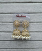 Deep Blue & Pearl Style Jhumkhas