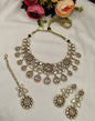 Kundan Choker Trio Earrings & Maang Tikka