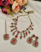 Traditional Kundan Jewellery Set with Earrings & Maang Tikka