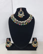 Handcrafted Floral  Antique Gold Plated Necklace Set For woman