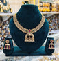 Handcrafted Copper Radha Krishna Choker Set