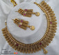 Heritage Premium Copper Matte Gold Choker Set