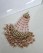 Traditional Maroon Beads Bridal Passa