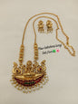 Temple Lakshmi Long Necklace Set