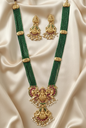 Traditional Goddess Lakshmi Long Necklace Set