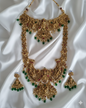 Antique Matte Gold Lakshmi Grand Bridal Combo Set
