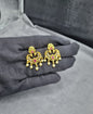 Temple Pearls Drops  Dangles Earrings