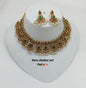 Traditional Pearl Cluster Temple Choker Set